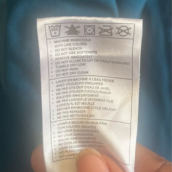 Nike Teal Fit Dry  Long Sleeve Front Zip Reflector Jacket‎ XL - Picture 8 of 10